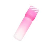Root Comb Bottle, Shampoo Bottle, Oil Applicator, Portable Scalp Comb with Graduated Scale for Home, Beauty, School, Hairdressing Salon, Travel, Even Colour Distribution with a Beautiful For