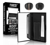 Root Cover Up Black, Hairline Powder, Root Touch Up Powder, Hide Your Grey Roots and Bald Spots Quickly and Easily, Root Cover Up, Hair Toppers for Women & Men, Hair Fibers for Thinning Hair, 6.5g