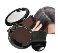 Root Cover Up Powder,Long-Wear Hair Shadow Toppers Powder with Applicator And Mirror - Root Coverage Portable for Wife Grandma Women Husband Instantly Thicker Fuller Look