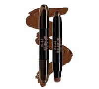 Root Cover Up Stick - Instant Grey Hair Coverage T-ouch Up, Root Color Stick, Hairline Filler Pen Double-Head Root T-ouch Up Sticks Natural Concealer For Hairline, Roots & Sides For Women & Men
