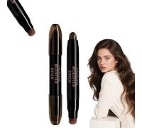 Root Cover Up Stick,Root Color Stick,Double Head Root Touch Up,Instant Grey Coverage & Hair Loss Cover,Hair Root Colour Touch Up,Root Powder Touch Up,Hairline Powder,Waterproof & Sweat-Proof(03#)