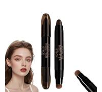 Root Cover Up Stick,Root Color Stick,Double Head Root Touch Up,Instant Grey Coverage & Hair Loss Cover,Hair Root Colour Touch Up,Root Powder Touch Up,Hairline Powder,Waterproof & Sweat-Proof(02#)