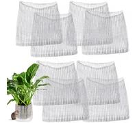 Root Guard Gopher Proof Wire Basket Mole and Vole Mesh Wire Baskets Underground Stainless Steel Wire for Plants Root Protection (Silver, 5 Gallon/ 8 Packs)
