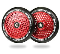 Root Industries HoneyCore Wheels 120mm - Black / Red (Pair)