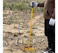 Root Puller Sapling Remover Tool with 4-Gear Adjustable Jaw, Root Extractor Easy Weed Removal for Corn/Tobacco/Cotton Roots/Agricultural Plant Stalks