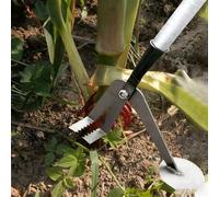 Root Remover Tool for Tree/Weed/Corn Stalks, Leverage Sapling Puller for Wood Posts/Small Brush, Metal Effortless Extraction Equipment