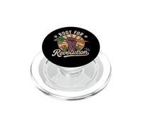 Root Revolution Funny Gardening Retro Backyard Farming PopSockets PopGrip for MagSafe