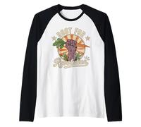 Root Revolution Funny Gardening Retro Backyard Farming Raglan Baseball Tee