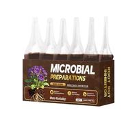 Root Stimulator for Plants, 6-Piece Fertilizer Liquid & Strong Root Growth Enhancer, Effective Plant Rot Inhibitor for Indoor Outdoor Gardening, Greenhouse Propagation & Healthy Plant Care