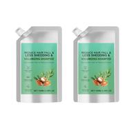 Root Strengthening Volumizing Shampoo | Gentle Oil Control Cleanser for Fresh Full Light Hair(2PCS)