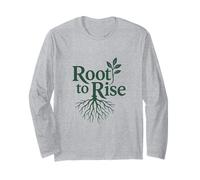 Root to Rise Inspirational Growth Quote Vintage Long Sleeve T-Shirt