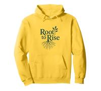 Root to Rise Inspirational Growth Quote Vintage Pullover Hoodie