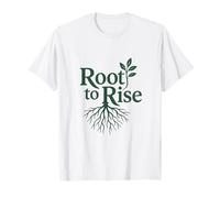 Root to Rise Inspirational Growth Quote Vintage T-Shirt