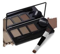 Root Touch Up Hair Color - 3 Color Blendable Hairline Powder for Gray Coverage, Root Cover Up & Thinning Edges - 48H Sweat Resistant, Natural Finish for Women & Men - Dark Brown