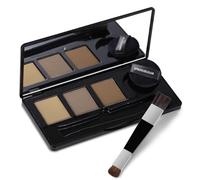 Root Touch Up Hair Color - 3 Color Blendable Hairline Powder for Gray Coverage, Root Cover Up & Thinning Edges - 48H Sweat Resistant, Natural Finish for Women & Men - Brown
