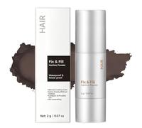 Root Touch Up Powder for Hair Volume & Grey Coverage, Waterproof & Sweat-Proof Hairline Powder & Root Cover Up Stick with Brush, Hair Root Color Touch Up Dye for Thinning Areas, Oil-Control Hair Fiber