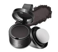 Root Touch Up Powder, Hairline Powder, Instant Hair Loss Concealer for Thinning Hair, Windproof & Sweatproof Hair Root Concealer (Black)
