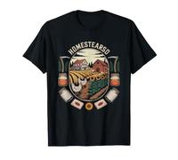 Root Vegetable Harvest Basket Illustration Backyard T-Shirt