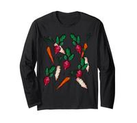 Root Vegetable Illustration Deeply Rooted Long Sleeve T-Shirt