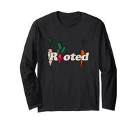 Root Vegetable Illustration Deeply Rooted Long Sleeve T-Shirt