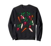 Root Vegetable Illustration Deeply Rooted Sweatshirt