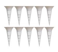 Root Watering Spikes - 10 Pieces Multi Hole, Water Stakes for Plants Root, Deep Soil Hydration, Subterranean Irrigation Function, Garden Yard Category, Standard Green For Flowers Houseplants