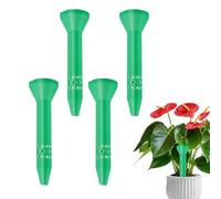 Root Watering Spikes, 4 Pieces Plant Watering Spikes, Plant Root Waterings Devices Spike for Indoor & Outdoor Plants, Deeply Irrigations Stakes Plants Roots Waterings Funnel, for Garden Supplies