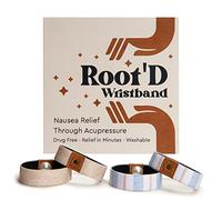 Root'd Anti Nausea Wristband | Motion Sickness Bands, Morning Sickness Relief - Sea Bands for Motion Sickness & Travel, Pregnancy Nausea Relief Band (Medium)
