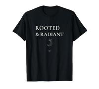 Rooted and Radiant - Modern Women Empowerment Message Value Graphic T-Shirt, Men, Black, L