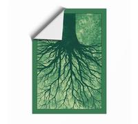 Rooted Botanical Unframed Wall Art Print A4 (29.7×21cm), Wall Decor for Living Room, Bedroom, Office & Home, Art Gift