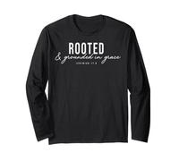 Rooted & Grounded in Grace Christian Jeremiah 17:8 Long Sleeve T-Shirt