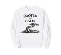 Rooted in Calm Bonsai Tree Grower Gardening Zen Shirt Sweatshirt