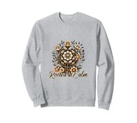 Rooted in Calm - Botanical Mandala Nature Graphic Sweatshirt