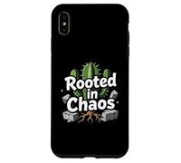Rooted in Chaos Funny Cactus Gardener Graphic Case for iPhone XS Max
