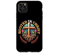 Rooted In Christ Christian Cross With Roots Christianity Case for iPhone 11 Pro Max