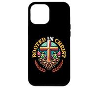 Rooted In Christ Christian Cross With Roots Christianity Case for iPhone 12 Pro Max