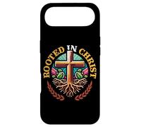 Rooted In Christ Christian Cross With Roots Christianity Case for iPhone Air