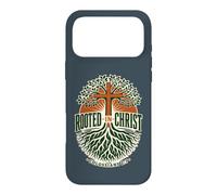 Rooted in Christ Colossians 2:7 Christian Faith Cross Tree Case for iPhone 17 Pro Max