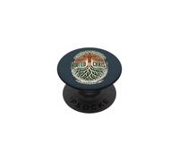 Rooted in Christ Colossians 2:7 Christian Faith Cross Tree PopSockets Adhesive PopGrip