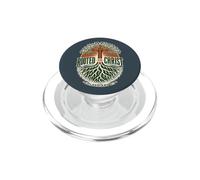 Rooted in Christ Colossians 2:7 Christian Faith Cross Tree PopSockets PopGrip for MagSafe