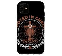 Rooted In Christ Colossians 2 7 Faith Christian Apparel Case for iPhone 11