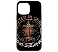 Rooted In Christ Colossians 2 7 Faith Christian Apparel Case for iPhone 13 Pro Max