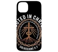 Rooted In Christ Colossians 2 7 Faith Christian Apparel Case for iPhone 14 Plus