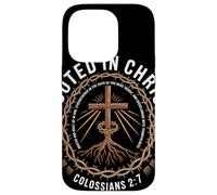 Rooted In Christ Colossians 2 7 Faith Christian Apparel Case for iPhone 14 Pro