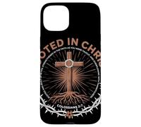 Rooted In Christ Colossians 2 7 Faith Christian Apparel Case for iPhone 15 Plus