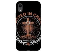 Rooted In Christ Colossians 2 7 Faith Christian Apparel Case for iPhone XR