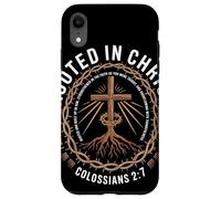 Rooted In Christ Colossians 2 7 Faith Christian Apparel Case for iPhone XR
