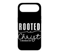 Rooted in Christ Colossians 2:7 Modern Typography Design Case for iPhone Air