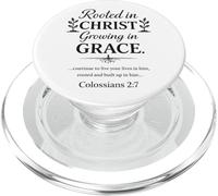 Rooted In Christ, Growing In Grace Christian Faith Gift PopSockets PopGrip for MagSafe