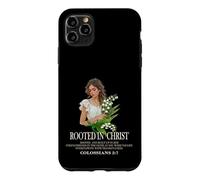Rooted In Christ Lovely Lady & Lilly Christian Bible Verse Case for iPhone 11 Pro Max